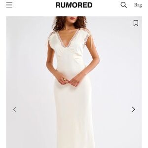 Rumored monarch midi gown